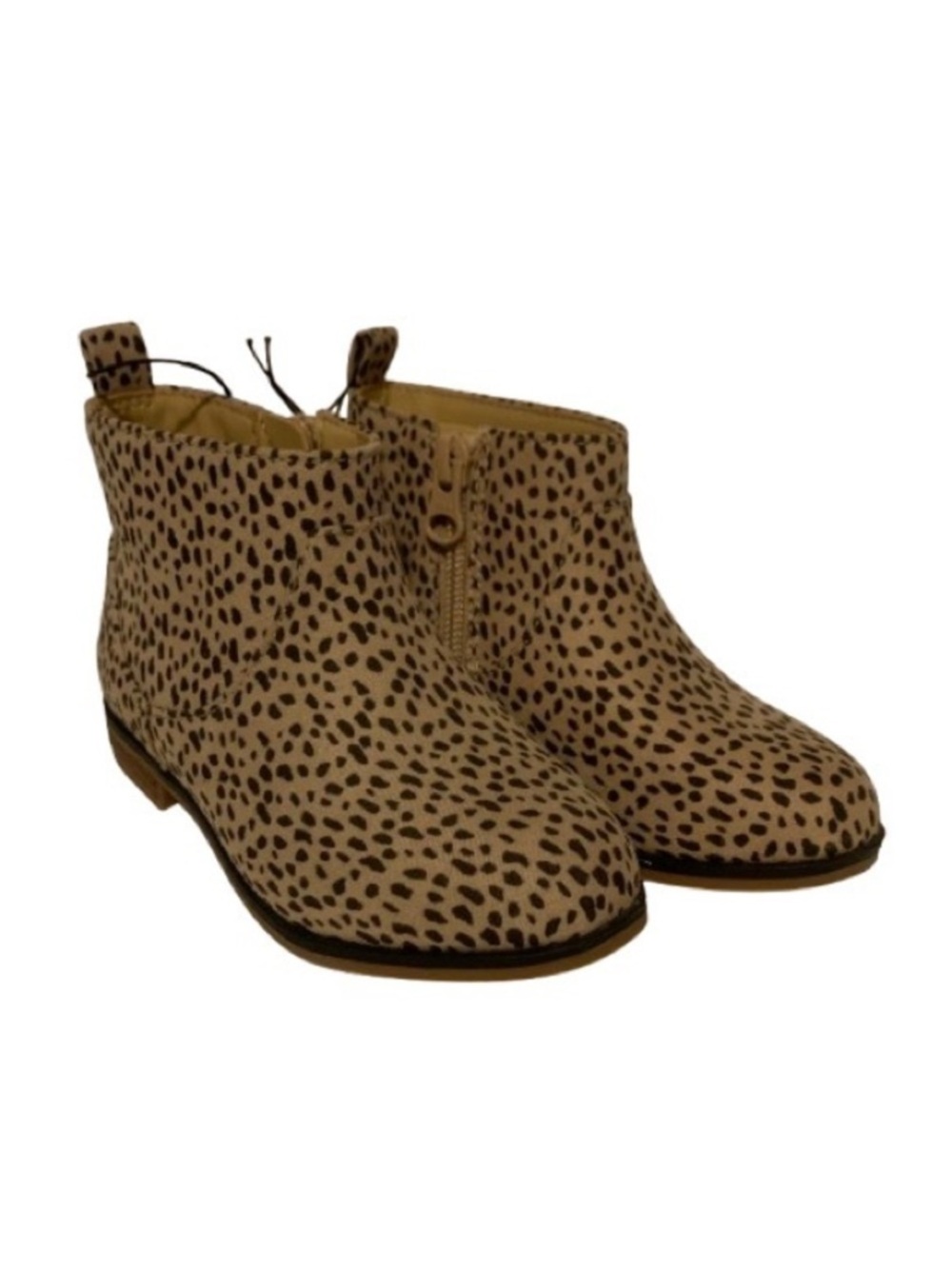 NWT. Cat & Jack Toddler Girl Ankle Zipper Booties